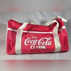 Coca-Cola Classic Red Canvas Duffel Bag